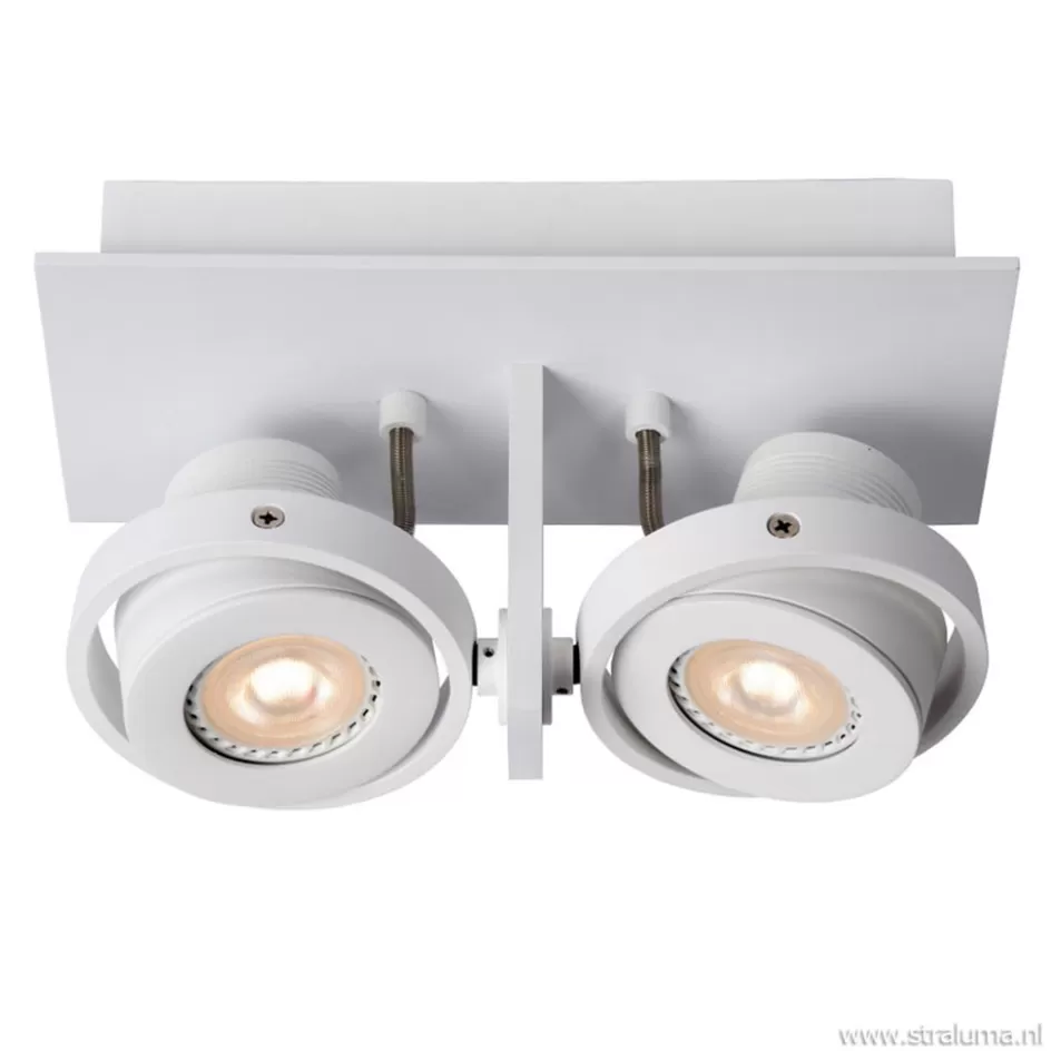 Plafondlampen | Opbouwspots>Straluma 2-Lichts opbouwspot wit dim to warm LED