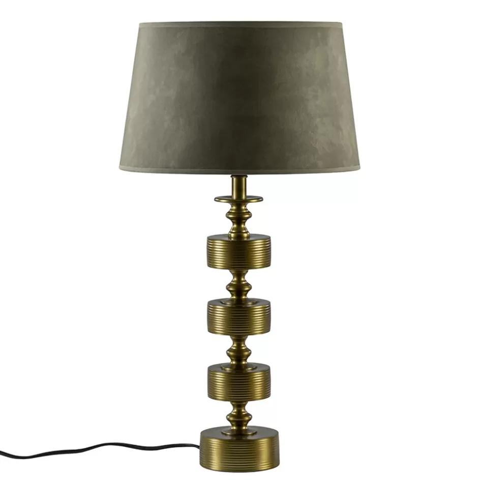 Tafellampen | Lampenvoeten>Straluma Antiek bronzen lampvoet Gody Light and Living