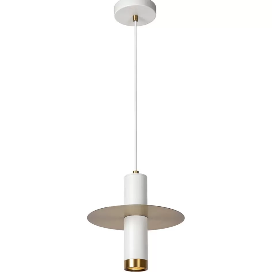 Badkamerverlichting | Hanglampen>Straluma Badkamer hanglamp GU10 spot cilinder wit/brons