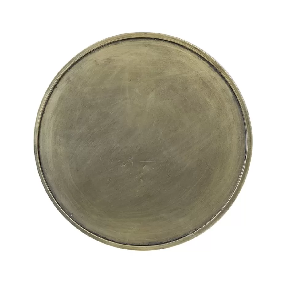 Light and Living | Bijzettafels>Straluma Bijzettafel Envira antiek goud Ø35x98,5 cm