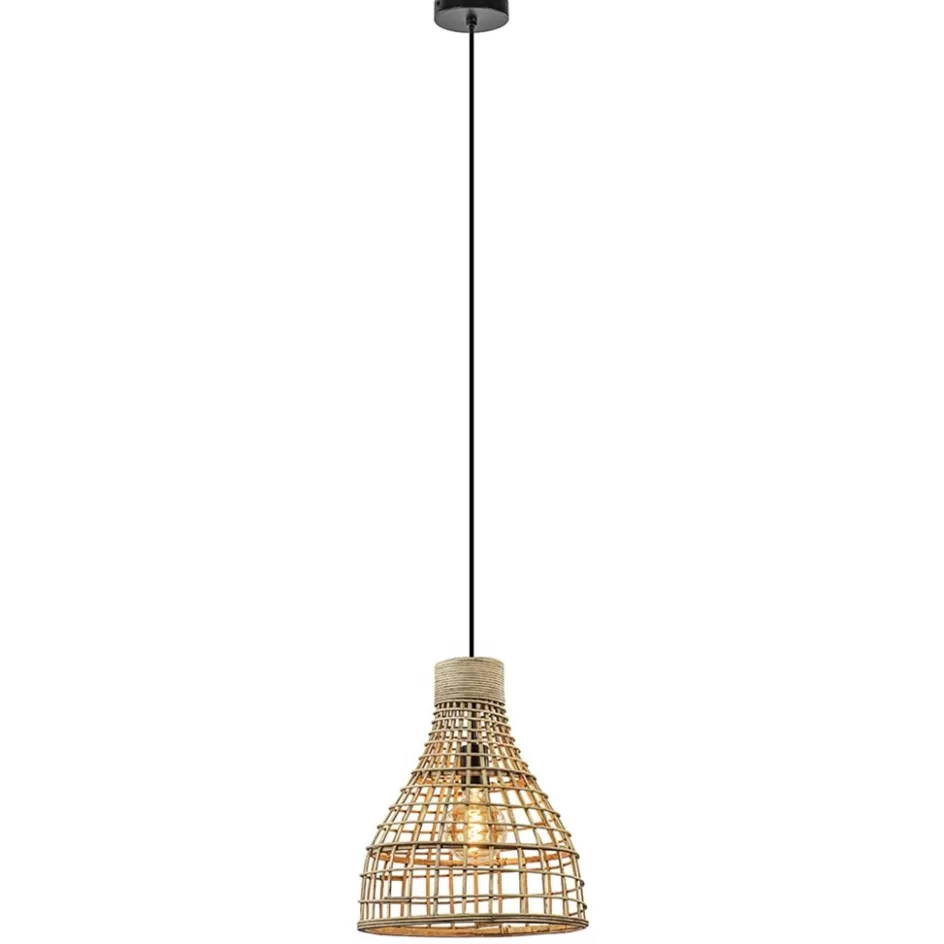 Light and Living | Keukenverlichting>Straluma Botanische hanglamp Puerto rotan naturel