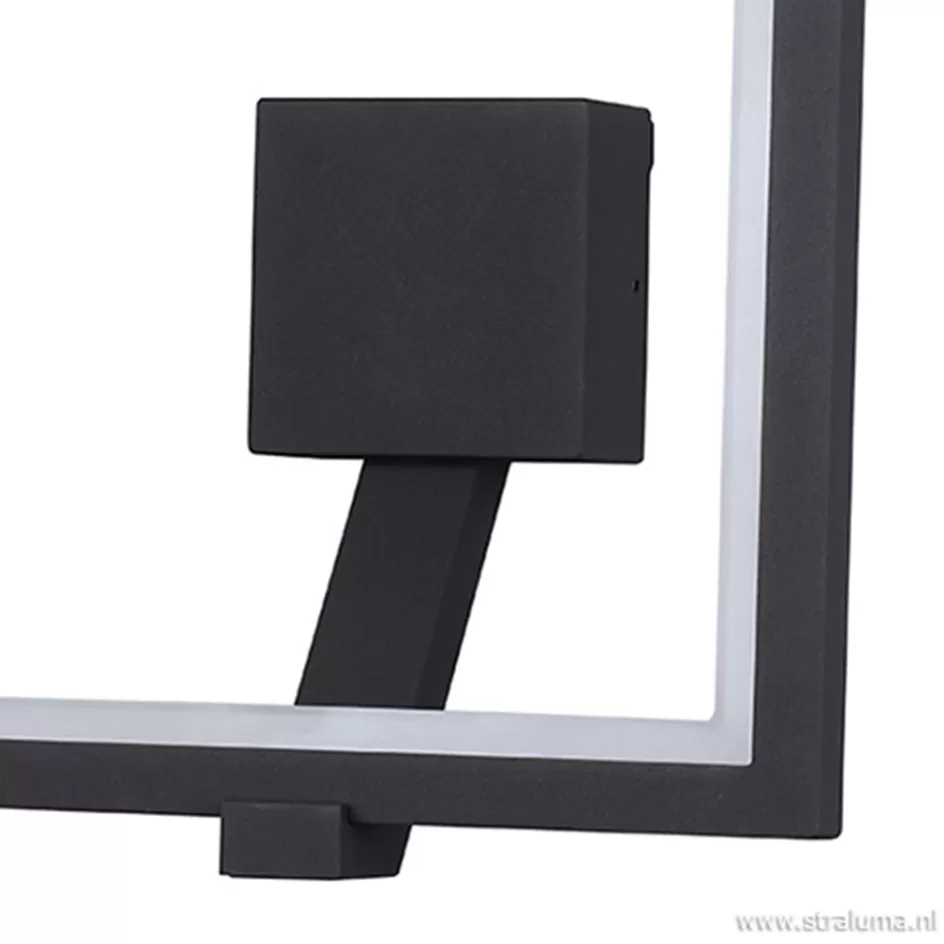 Wandlampen | Buitenlampen>Straluma Buitenlamp-wandlamp antraciet frame IP65