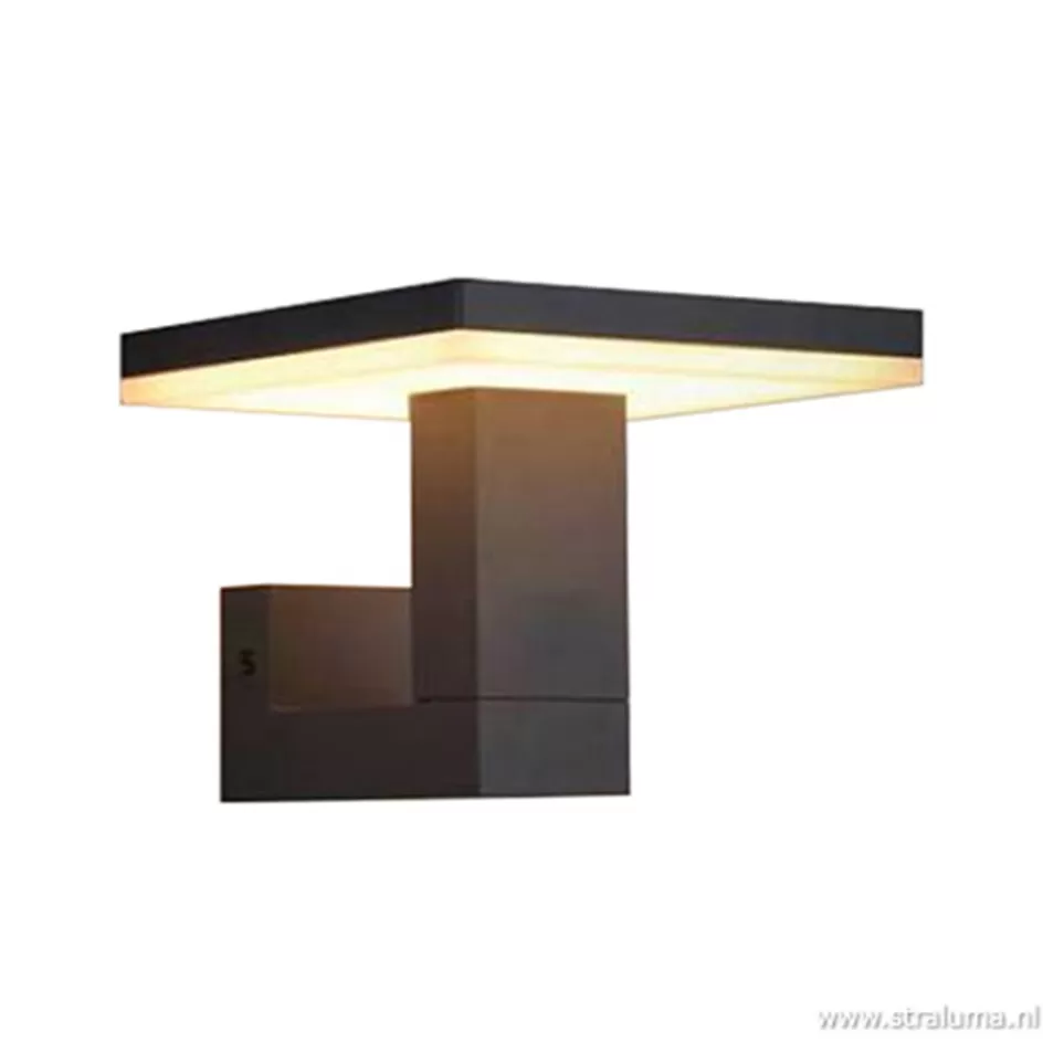 Wandlampen | Buitenlampen>Straluma Buitenlamp-wandlamp antraciet square