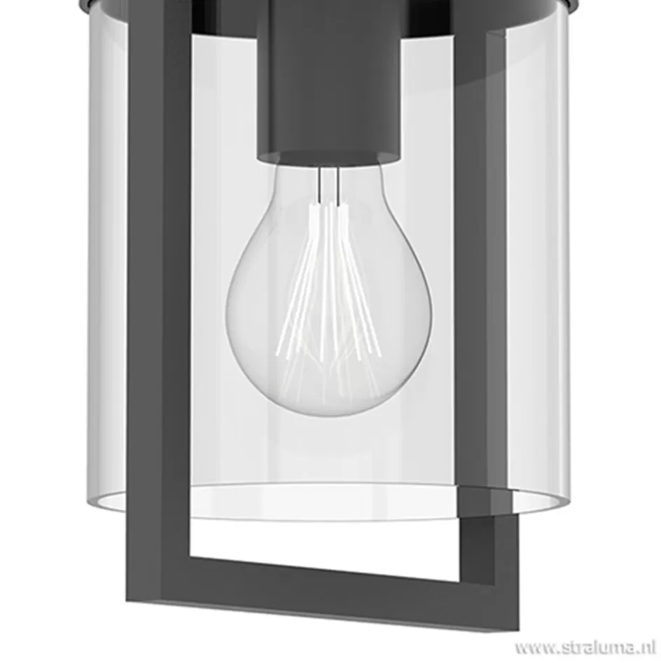 Wandlampen | Buitenlampen>Straluma Buitenlantaarn-wandlamp antraciet IP54