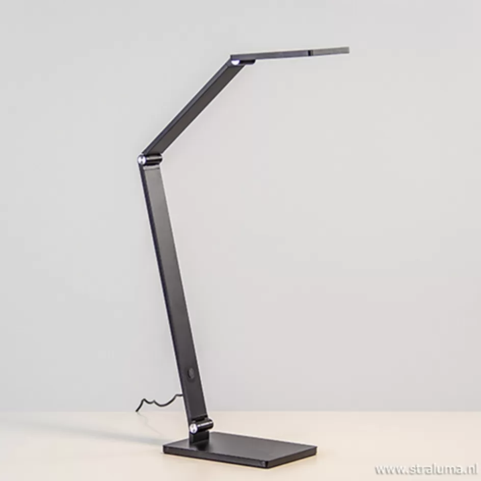 Tafellampen | Bureaulampen>Straluma Burolamp Galaxy zwart 3-step dimmer