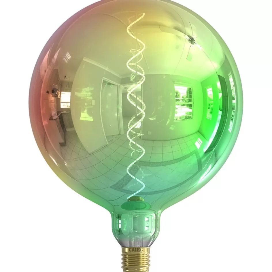 Calex | Retro Verlichting>Straluma Calex Kalmar Color metallic globe 4W E27