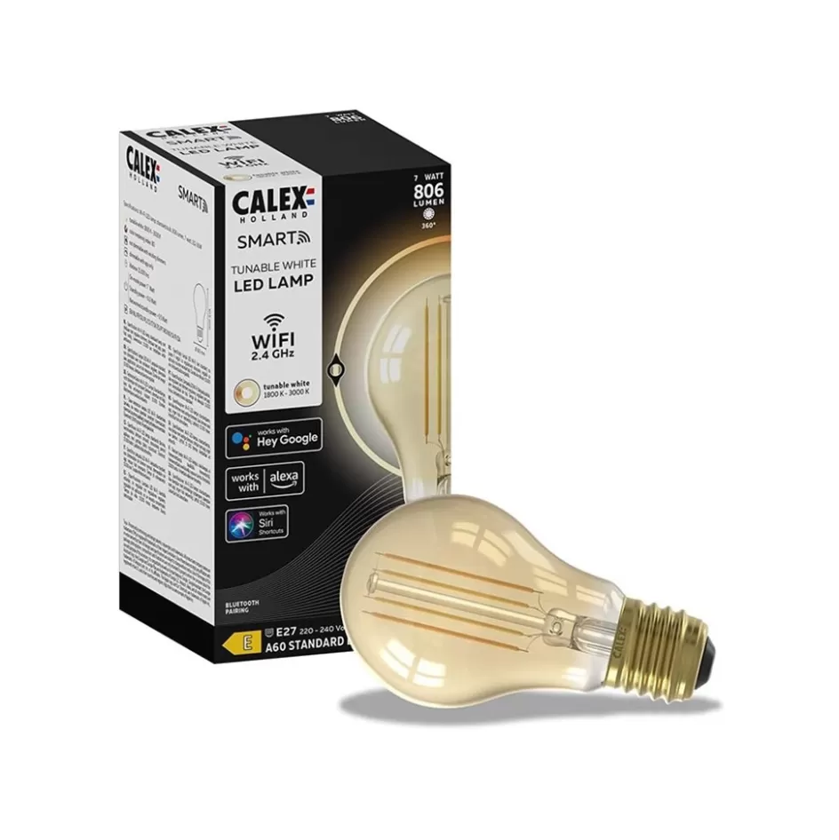 Smart lampen | Calex>Straluma Calex Smart E27 A60 Gold