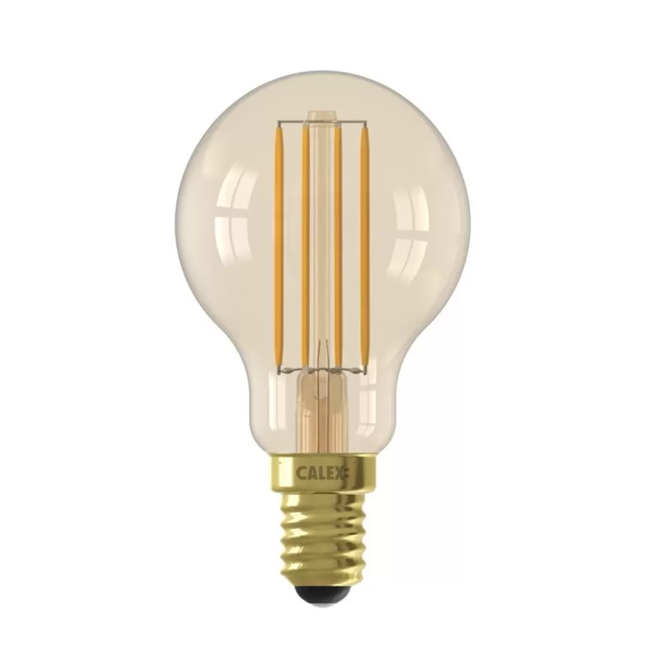 Smart lampen | Calex>Straluma Calex Smart Full Glass Kogel P45 Gold