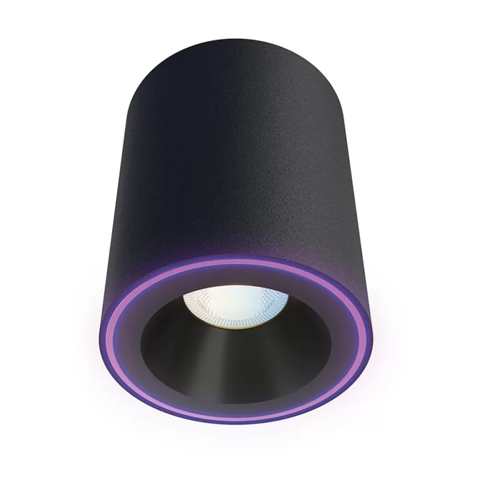 Plafondlampen | Smart lampen>Straluma Calex Smart Halo plafondspot zwart