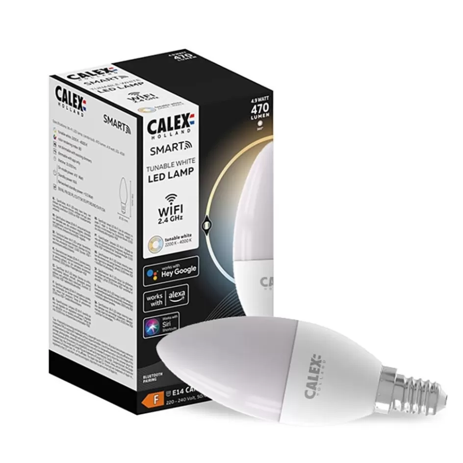 Smart lampen | Calex>Straluma Calex Smart Home E14 LED filament softline kaars