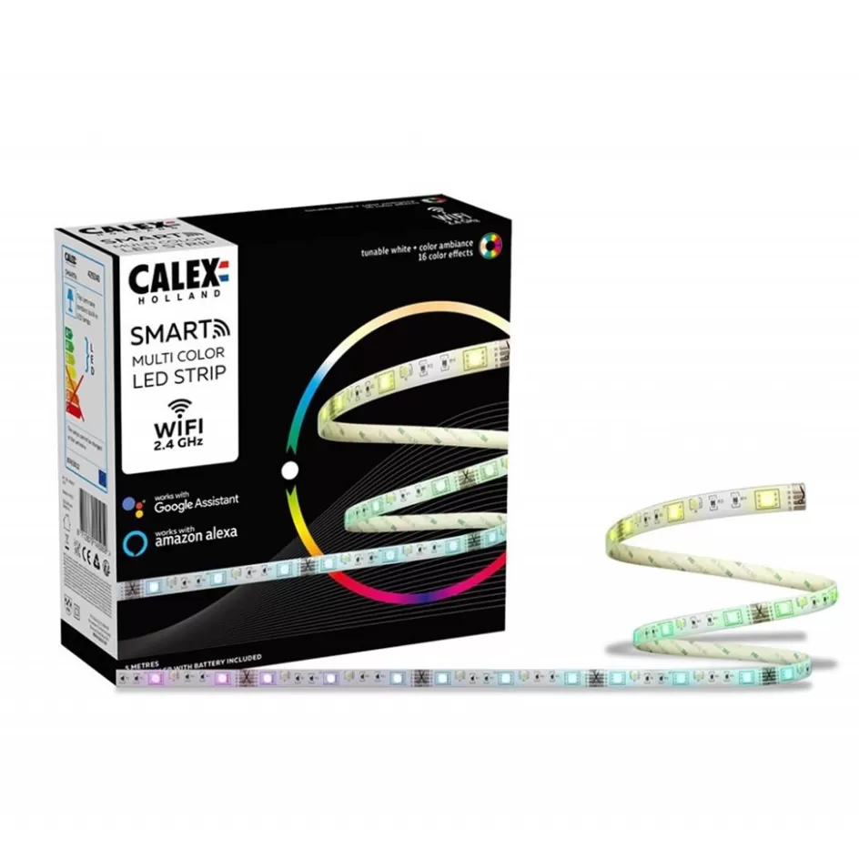 Smart lampen | Calex>Straluma Calex Smart LED strip RGB + CCT 5 meter