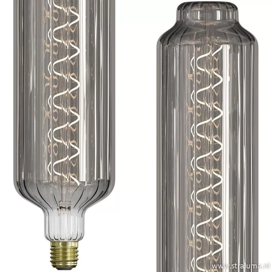 Tienerkamerlampen | Eetkamerverlichting>Straluma Calex XXL Lidingo lichtbron titanium 6W E27