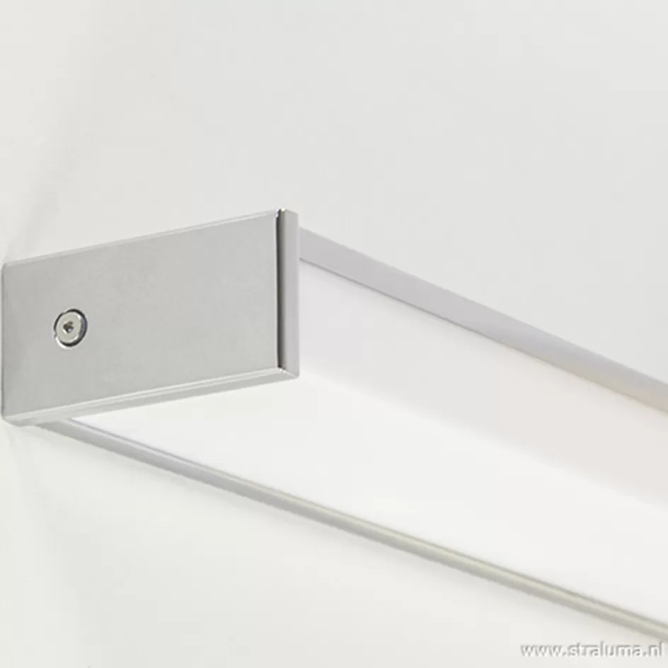 Wandlampen | LED Badkamerlampen>Straluma Chromen wandlamp badkamer spiegel