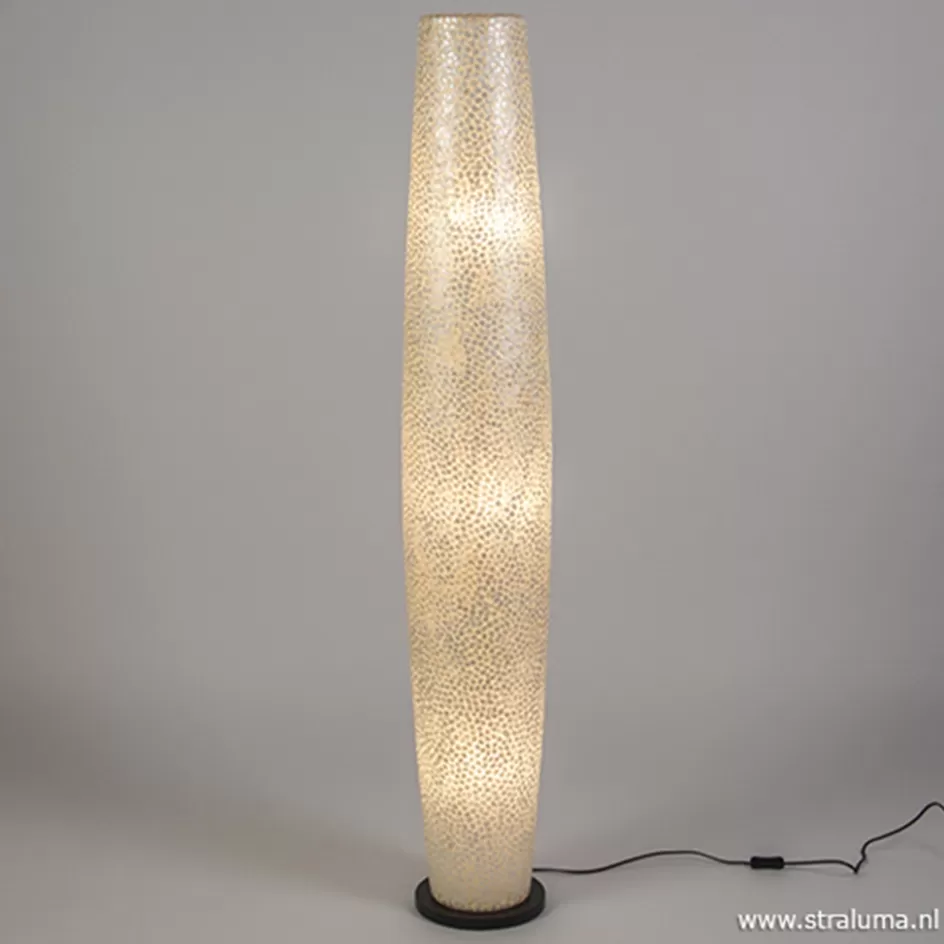 Schelpenlampen | Decoratieve Verlichting>Straluma Decoratieve schelpen vloerlamp zuil