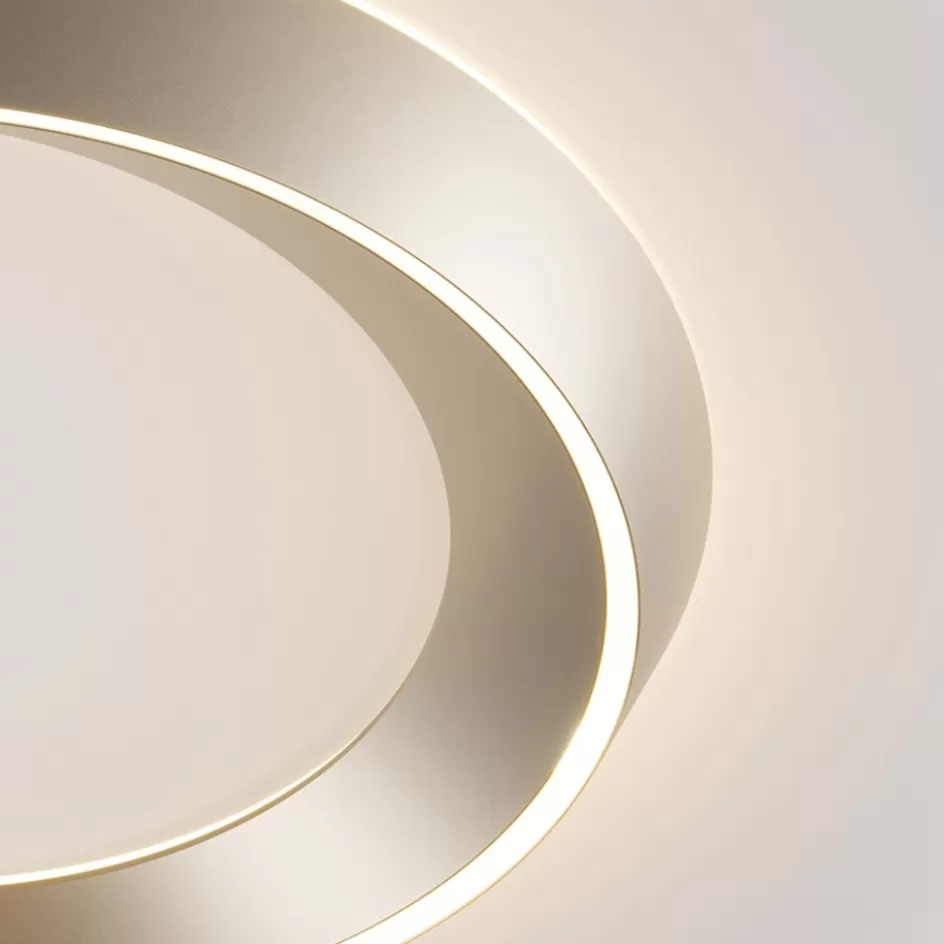 Plafondlampen | LED Plafondlampen>Straluma Design plafondlamp Tidal champagne