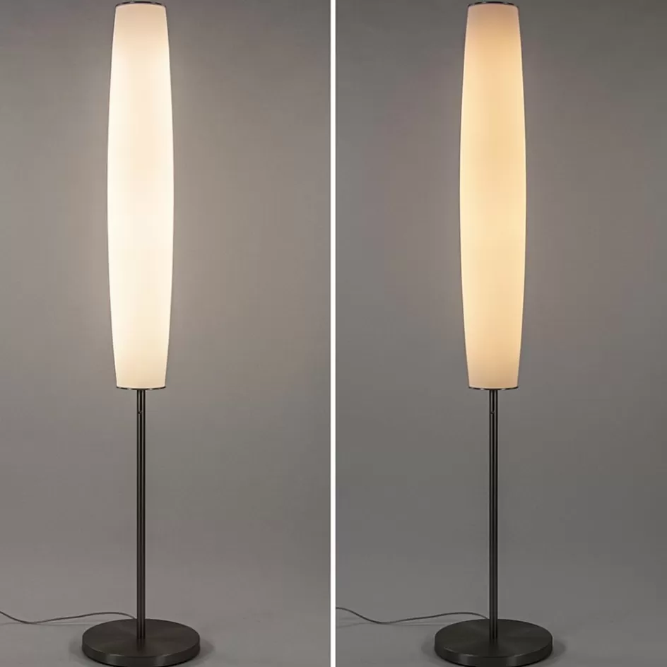 Vloerlampen | Halverlichting>Straluma Design vloerlamp cilinder opaal glas met dimbaar LED