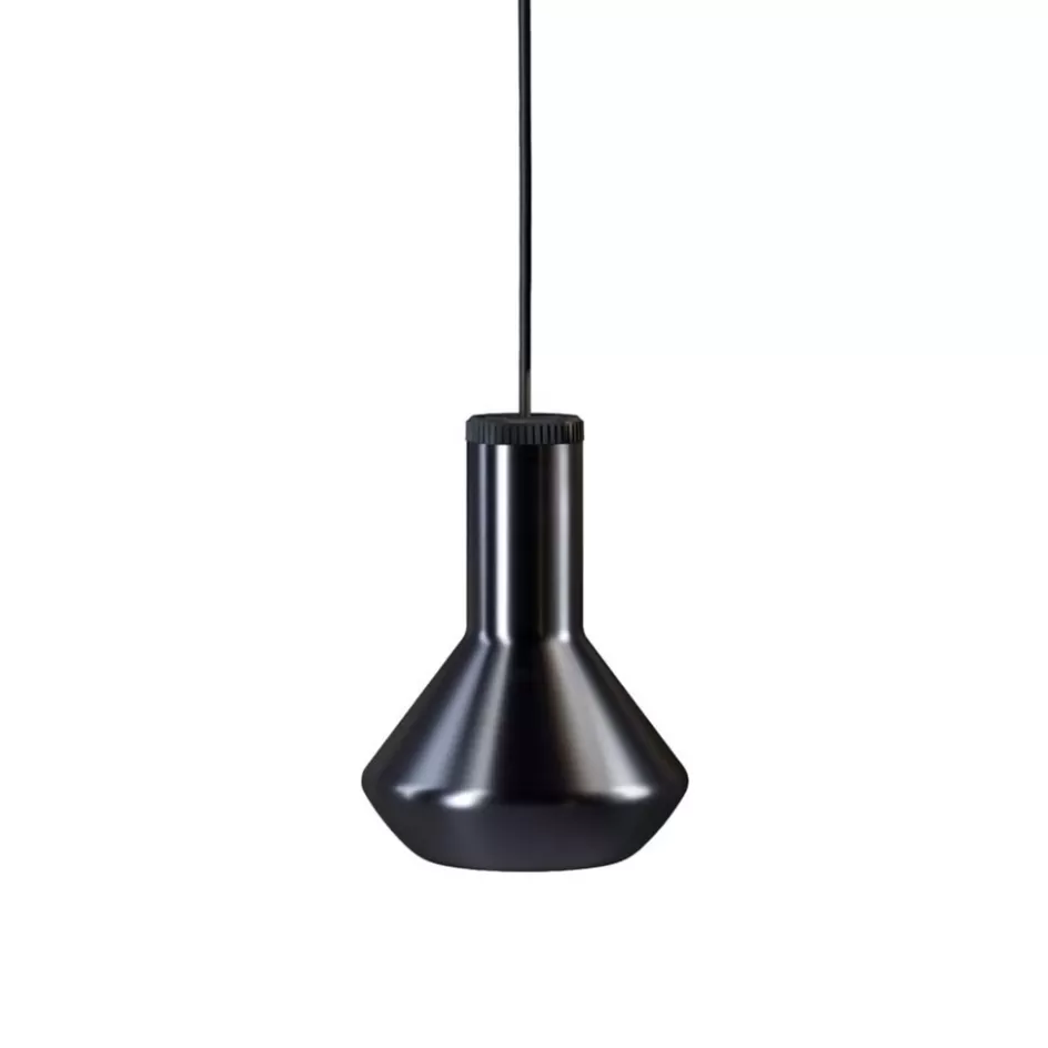 Pendel Lampen | Keukenverlichting>Straluma Diesel Living with Lodes hanglamp Flask A metallic black