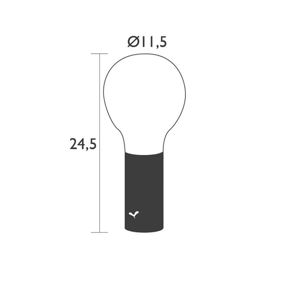 Tafellampen | Wandlampen>Straluma Draagbare buitenlamp IP54 antraciet