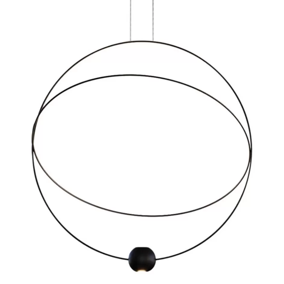 Hanglampen | Eettafellampen>Straluma Grote design hanglamp ring met LED spot