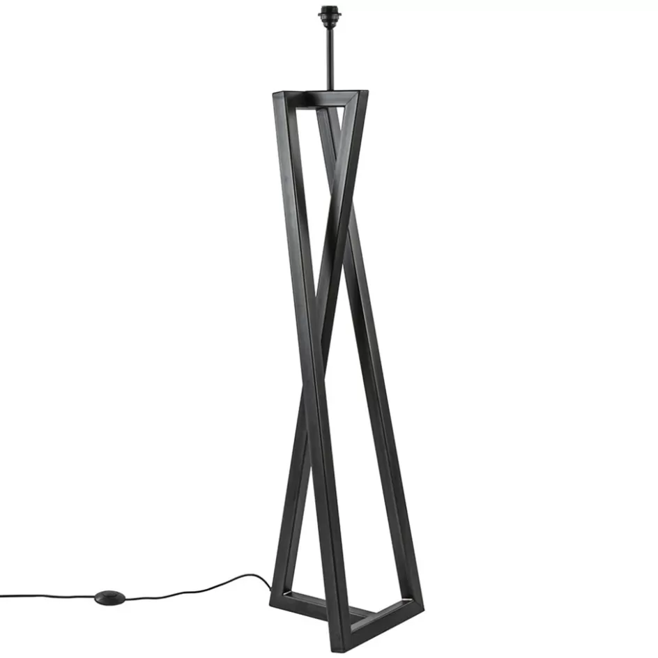 Vloerlampen | Lampenvoeten>Straluma Grote design vloerlamp Calitri staal exclusief kap