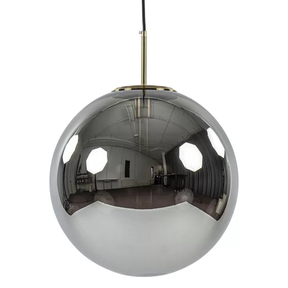 Light and Living | Design Verlichting>Straluma Grote luxe hanglamp brons + smoke glas Medina