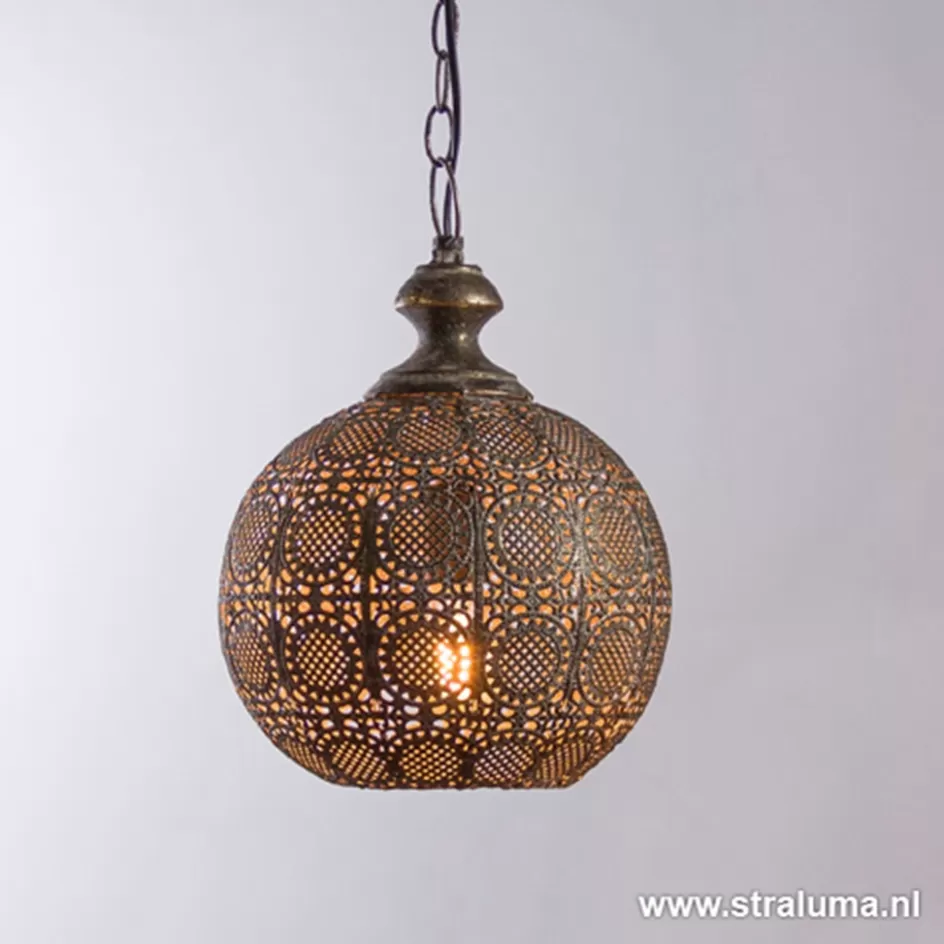 Light and Living | Woonkamerlampen>Straluma Hanglamp Ananya antiek brons