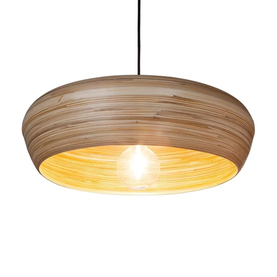 Keukenverlichting | Eetkamerverlichting>Straluma Hanglamp Bamboo Ufo 50cm