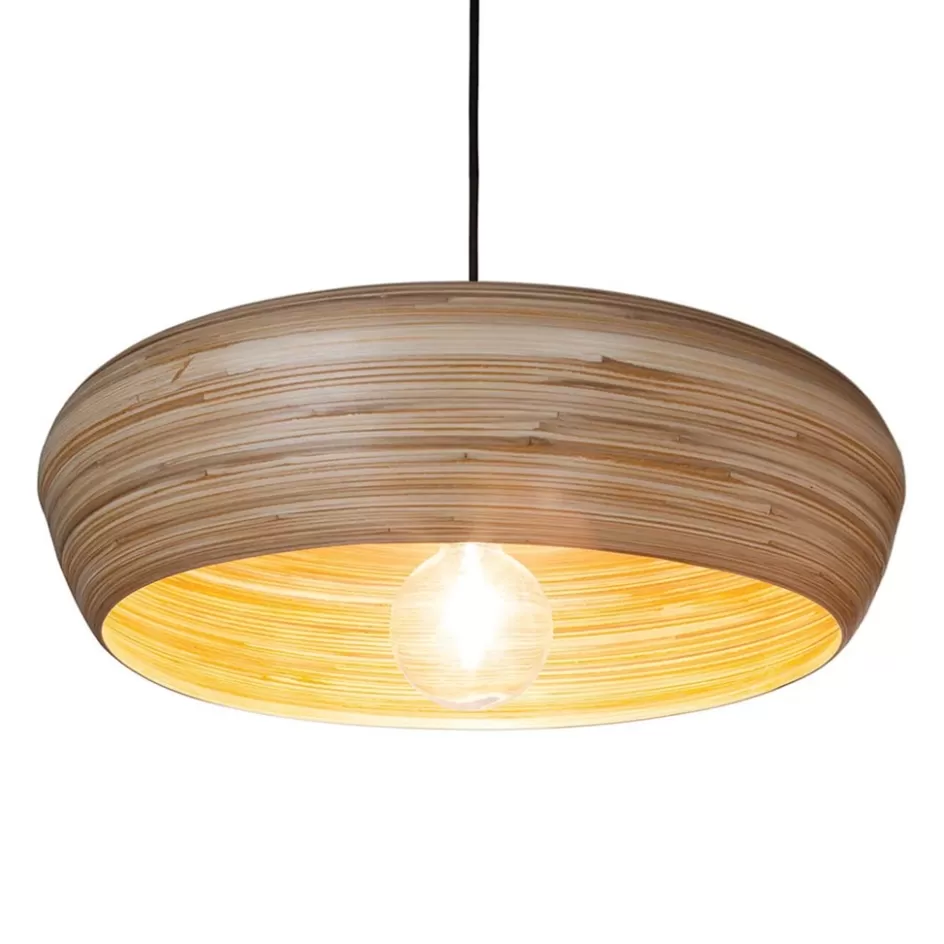 Keukenverlichting | Eetkamerverlichting>Straluma Hanglamp Bamboo Ufo 60cm