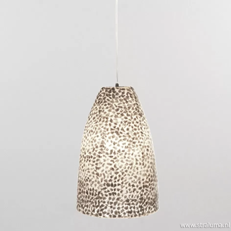 Schelpenlampen | Woonkamerlampen>Straluma Hanglamp capiz schelpen wit