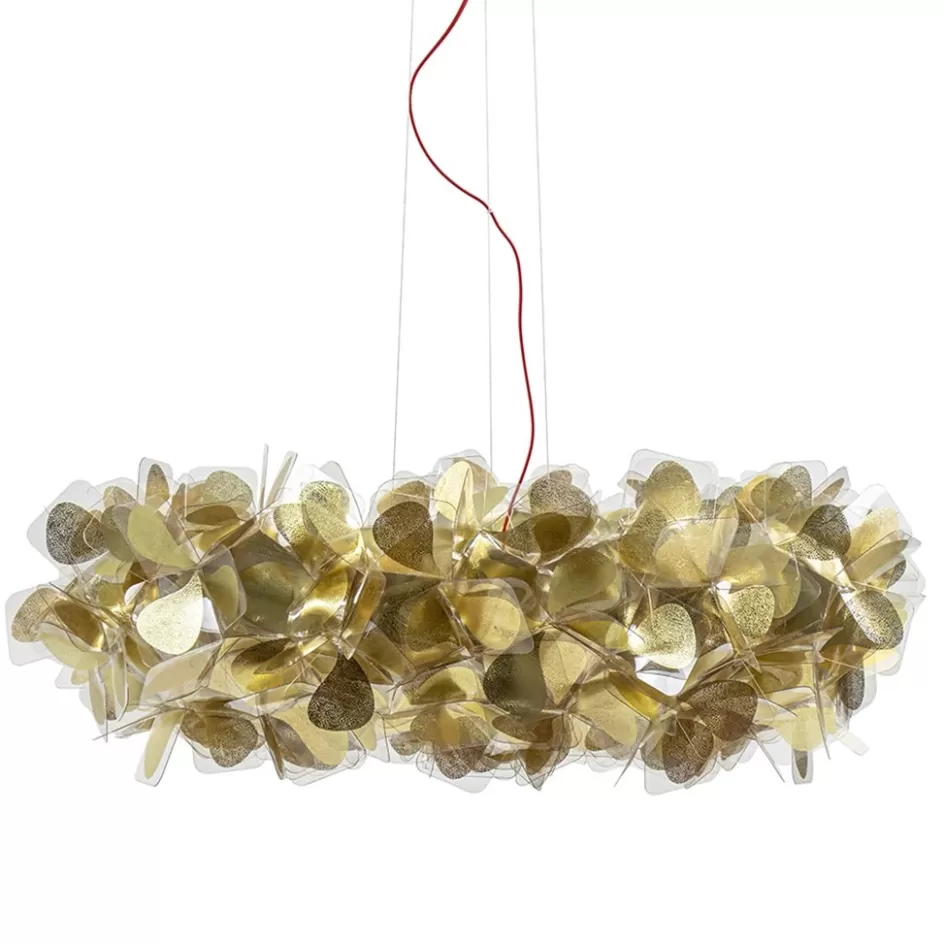 Eettafellampen | Eetkamerverlichting>Straluma Hanglamp Clizia Mama Non Mama gold/red