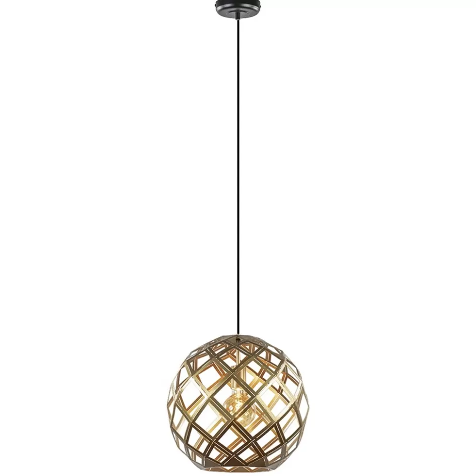 Woonkamerlampen | Slaapkamerlampen>Straluma Hanglamp Emma 40cm matgoud