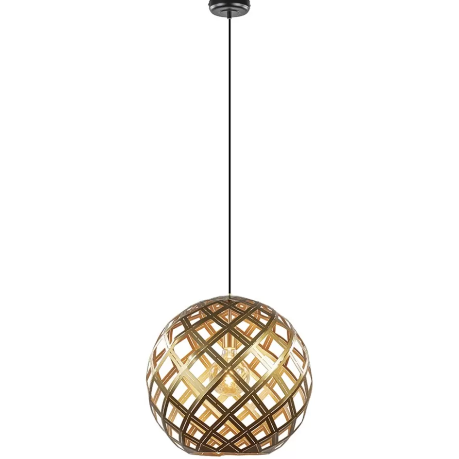 Slaapkamerlampen | Keukenverlichting>Straluma Hanglamp Emma 50cm matgoud