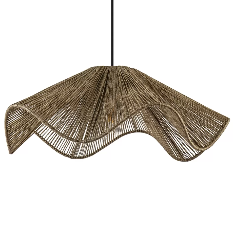 Hanglampen | Eettafellampen>Straluma Hanglamp Fodara jute naturel Light and Living