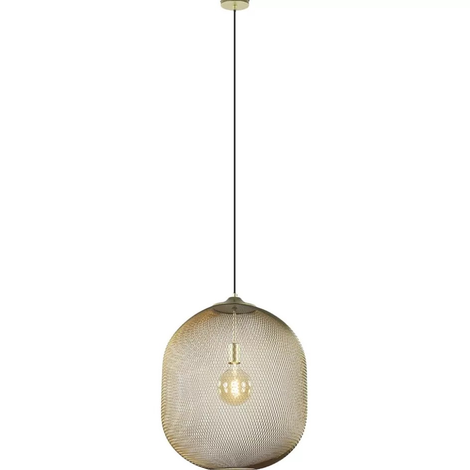 Draadlampen | Light and Living>Straluma Hanglamp Moroc 50cm goud