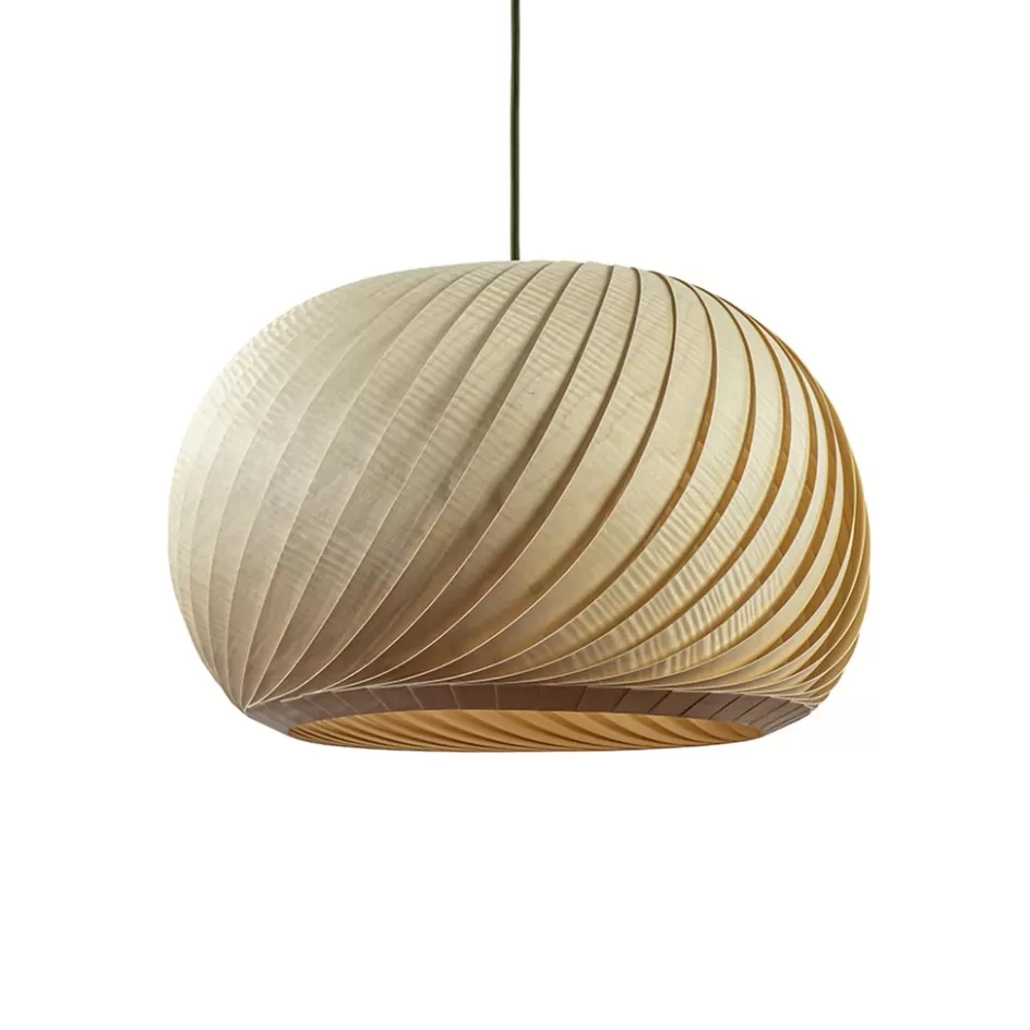 Eettafellampen | Eetkamerverlichting>Straluma Hanglamp Nature 40cm hout naturel