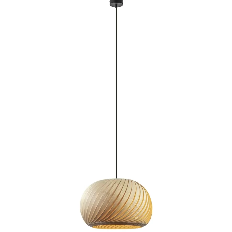 Eettafellampen | Eetkamerverlichting>Straluma Hanglamp Nature 40cm hout naturel