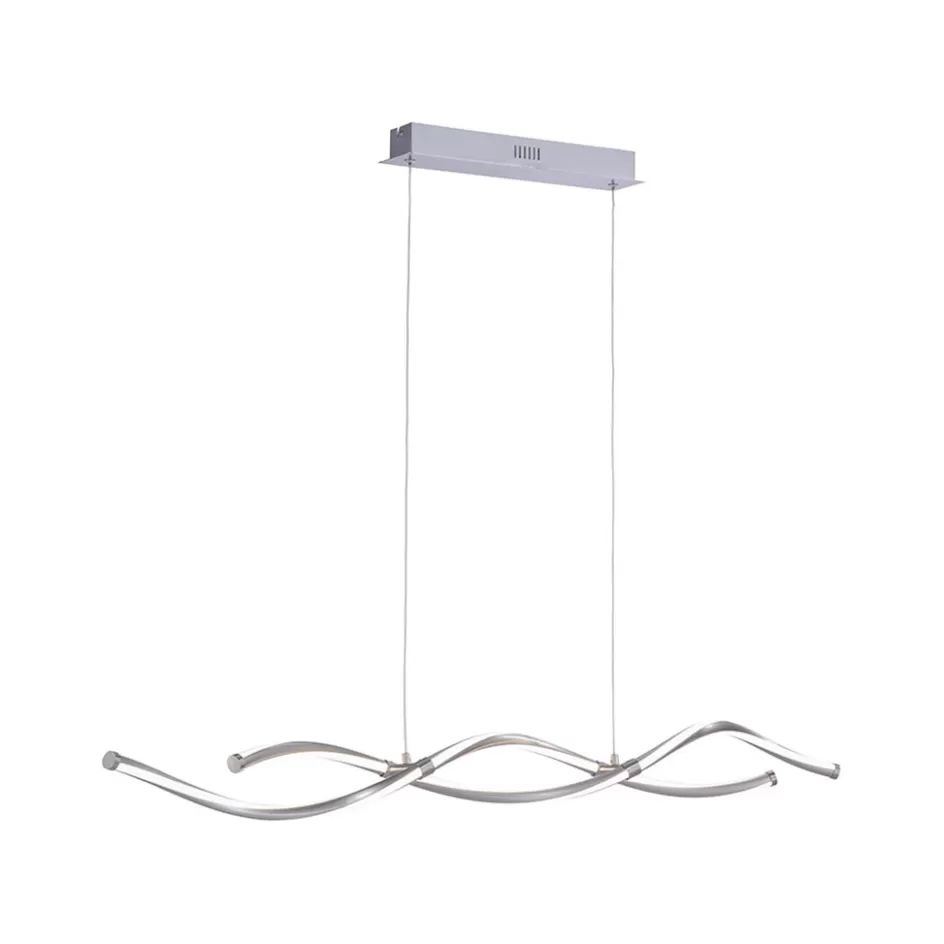 Hanglampen | Smart lampen>Straluma Hanglamp Q-Malina nikkel + afst.bed.cct