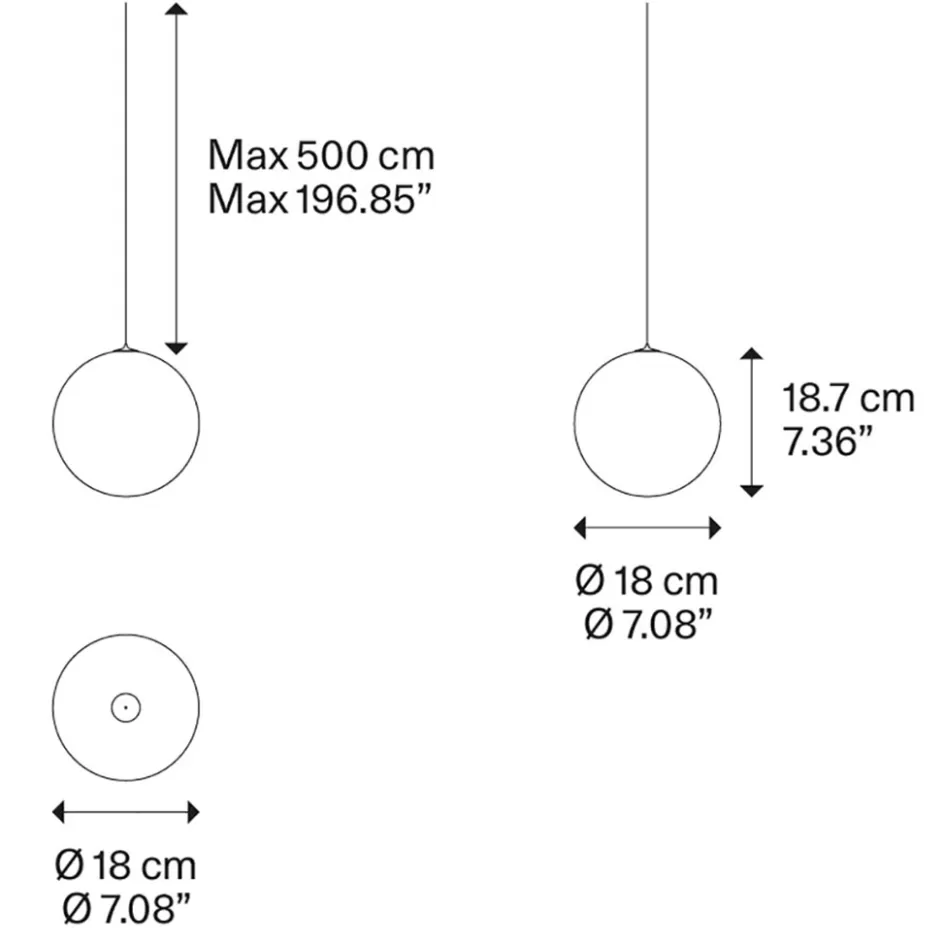 Hanglampen | Videverlichting>Straluma Hanglamp Random Solo Clear 18cm