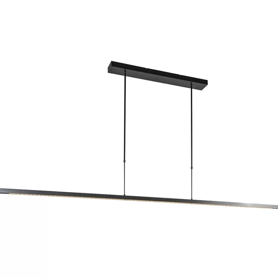 Hanglampen | Eettafellampen>Straluma Hanglamp Real zwart up+down 2xpush dtw