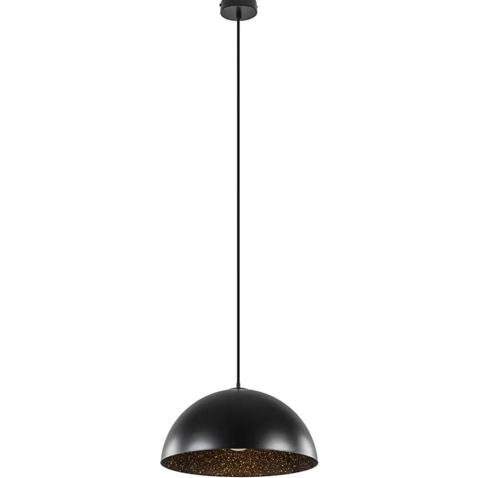 Eettafellampen | Keukenverlichting>Straluma Hanglamp Sfera 50 zwart/goud