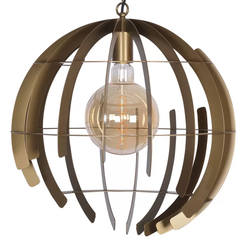 Hanglampen | Eettafellampen>Straluma Hanglamp Terra 60cm oud messing