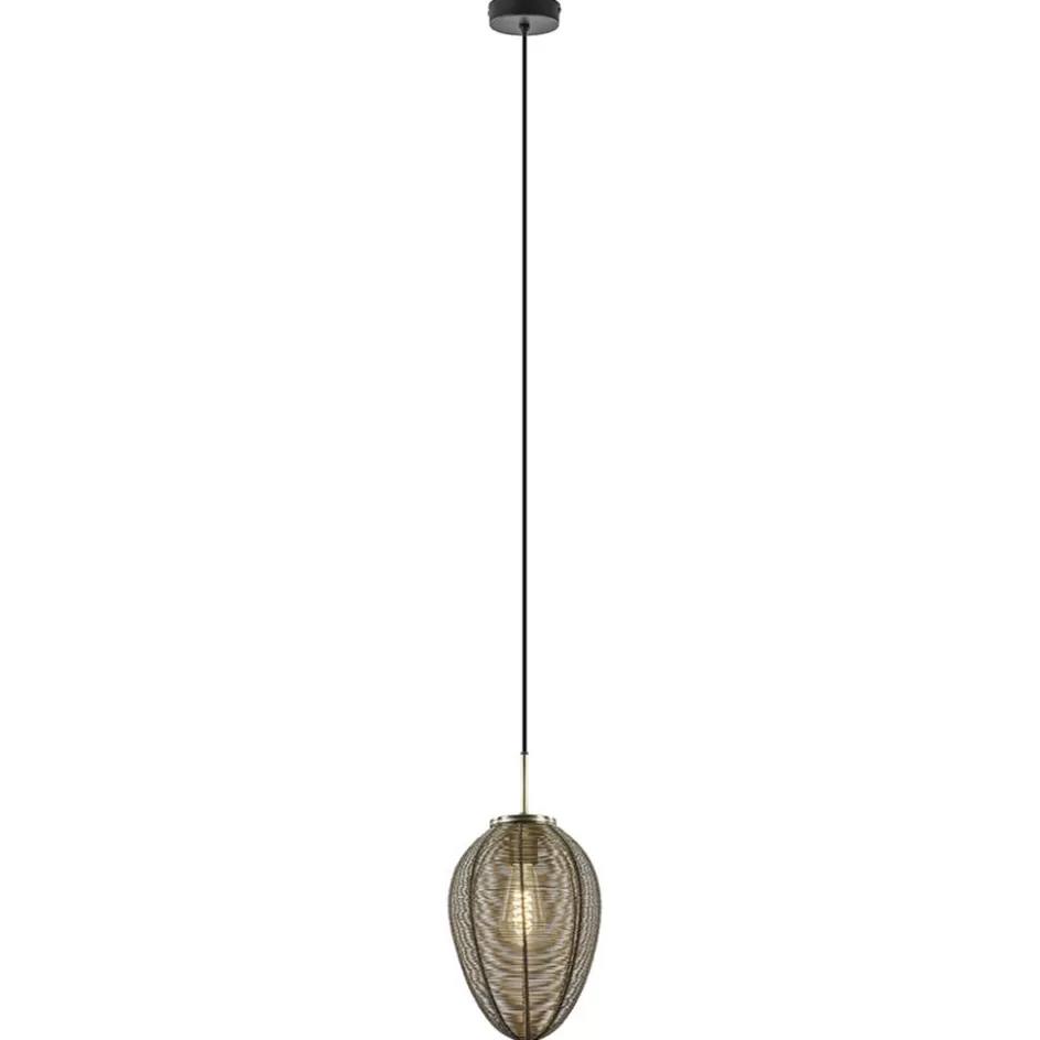 Draadlampen | Light and Living>Straluma Hanglamp Yaelle 20cm brons