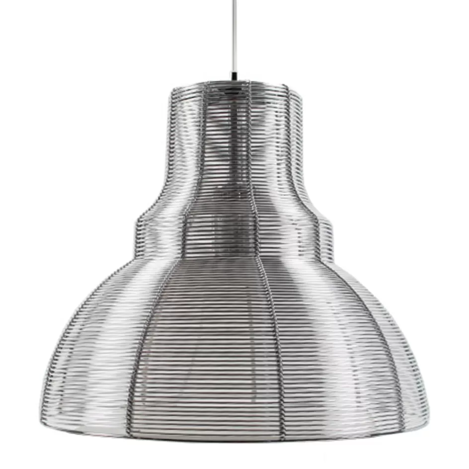 Woonkamerlampen | Tienerkamerlampen>Straluma Industriele hanglamp draad chr-zilver