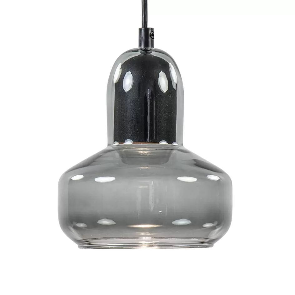 Hanglampen | Retro Verlichting>Straluma Kleine hanglamp smoke glas inclusief LED GU10