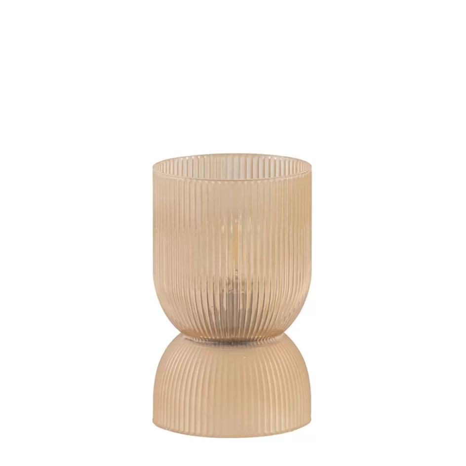 Light and Living | Woonkamerlampen>Straluma Kleine Phoebe tafellamp peach op batterijen Light and Living