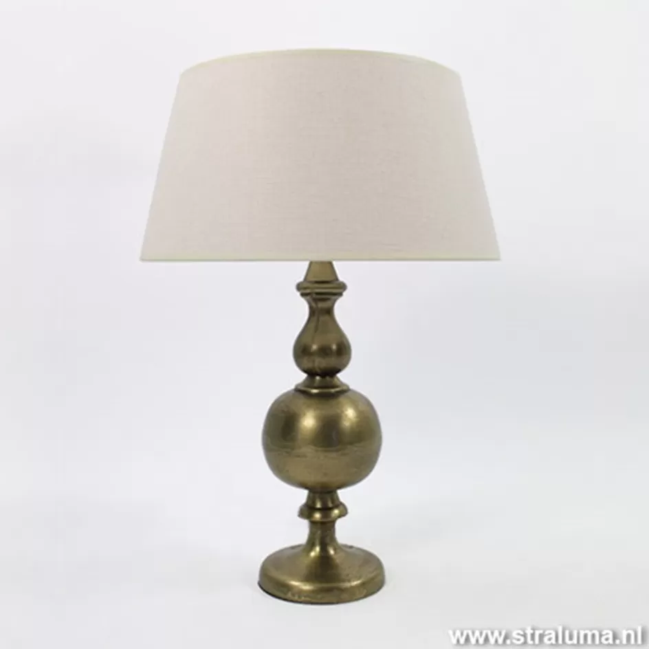 Woonkamerlampen | Klassieke Verlichting>Straluma Lampenkap creme Drum 45 Lavigno 02