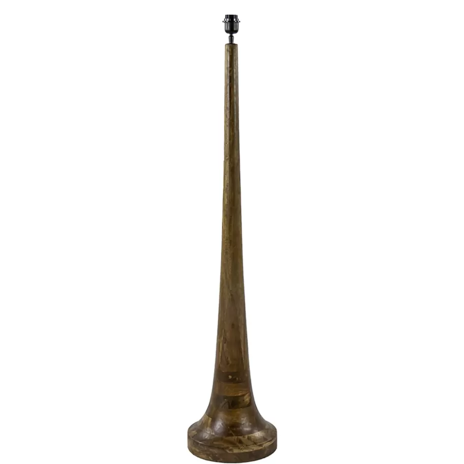 Vloerlampen | Lampenvoeten>Straluma Lampvoet/vloerlamp Jovany wood oil brown