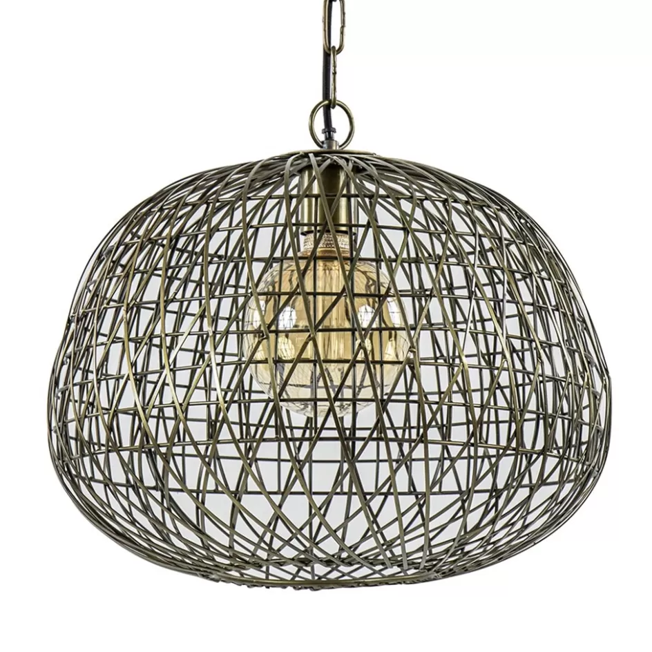 Light and Living | Slaapkamerlampen>Straluma Landelijke hanglamp Alwina antiek brons L&L