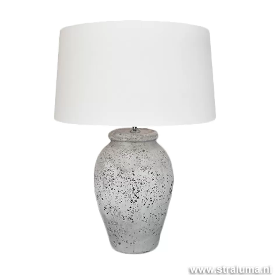 Lampenvoeten | Light and Living>Straluma Landelijke stenen lampvoet Vulsini 50 cm