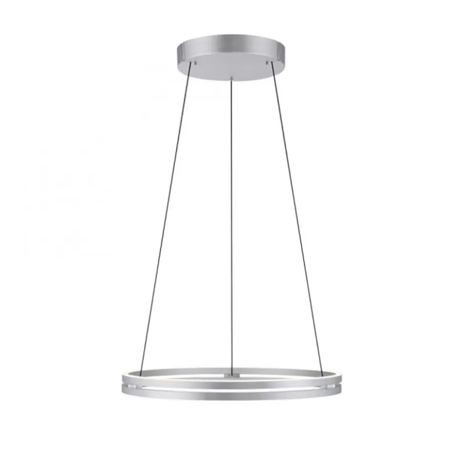 Hanglampen | Eettafellampen>Straluma LED hanglamp aluminium met E-Lift functie